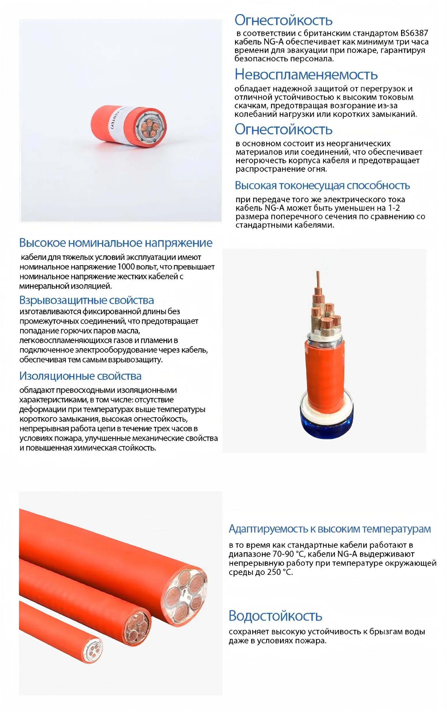 Гибкий огнестойкий кабель с минеральной изоляцией NG-A-xj (2)