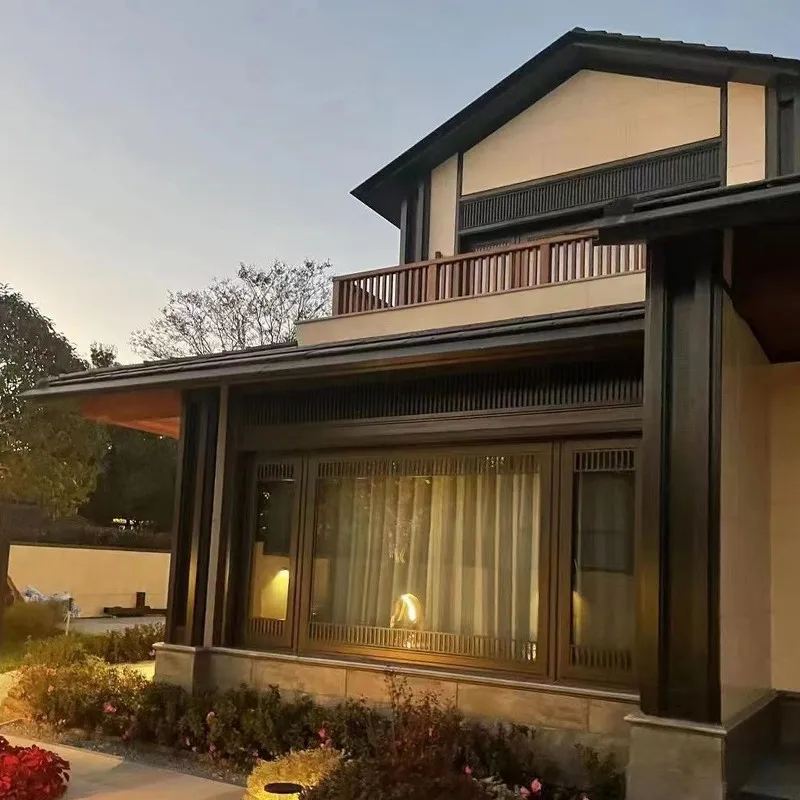 SJ75 EДвери и окна из алюминиевого сплава с разбитым мостом (3)